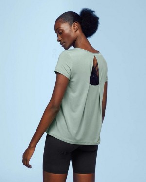 On Cloud Active-T Breathe T-shirts Dam Gröna | On_SE8564