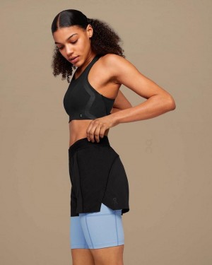 On Cloud Active Shorts Dam Svarta Blå | On_SE8739