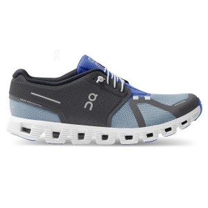 On Cloud Cloud 5 Push Sneakers Herr Grå Blå | On_SE8477