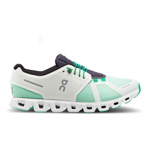 On Cloud Cloud 5 Push Sneakers Herr Vita Gröna | On_SE8084