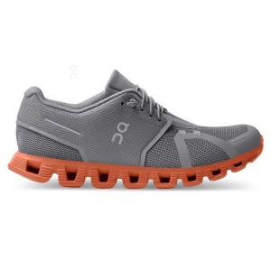 On Cloud Cloud 5 Sneakers Herr Grå Orange | On_SE8333