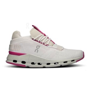 On Cloud Cloudnova Sneakers Dam Vita Röda | On_SE9018