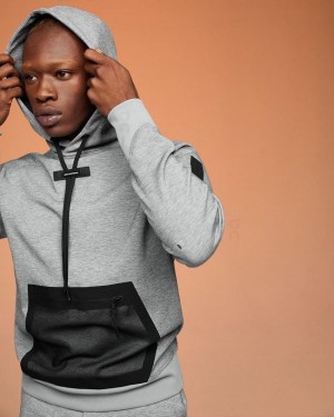 On Cloud Hoodies Herr Grå | On_SE8274