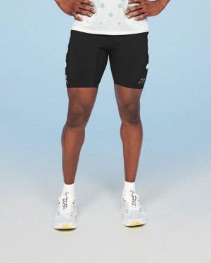 On Cloud Marathon Tight Distance Shorts Herr Svarta | On_SE8980