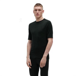 On Cloud Merino-T T-shirts Herr Svarta | On_SE8891