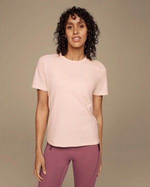 On Cloud On-T T-shirts Dam Rosa | On_SE8893