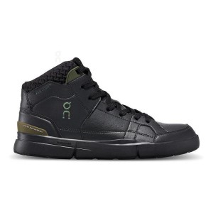 On Cloud THE ROGER Clubhouse Mid Sensa Sneakers Dam Svarta | On_SE8074