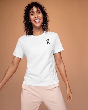 On Cloud Tryck-T T-shirts Dam Vita | On_SE8503