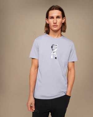 On Cloud Tryck-T T-shirts Herr Grå | On_SE8718