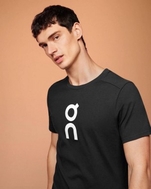 On Cloud Tryck-T T-shirts Herr Svarta | On_SE8584