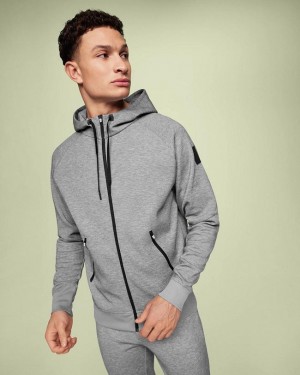 On Cloud Zipped Hoodies Herr Grå | On_SE8753