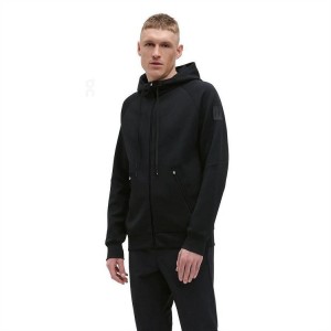 On Cloud Zipped Hoodies Herr Svarta | On_SE8849